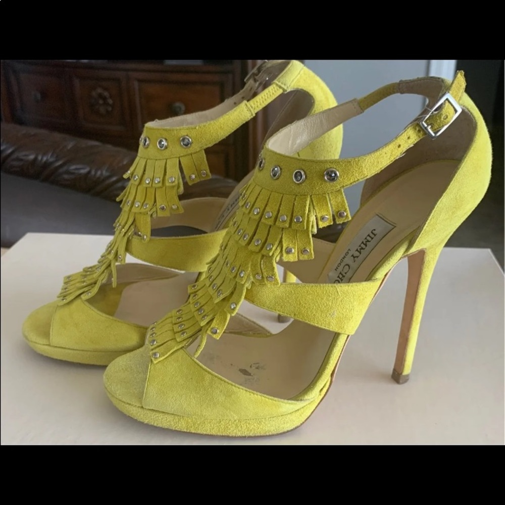 Authentic Jimmy Choo Suede Heels